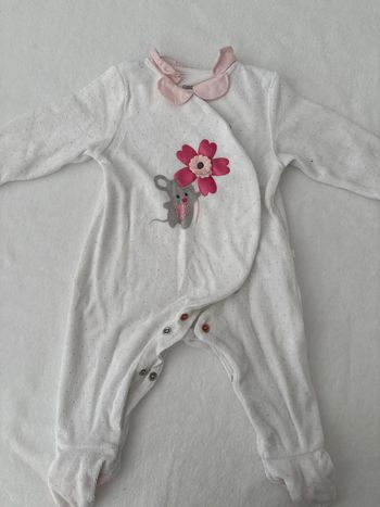 Pyjama à col souris 3 mois
