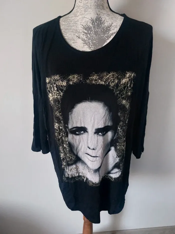 T-shirt long fantaisie - photo numéro 2