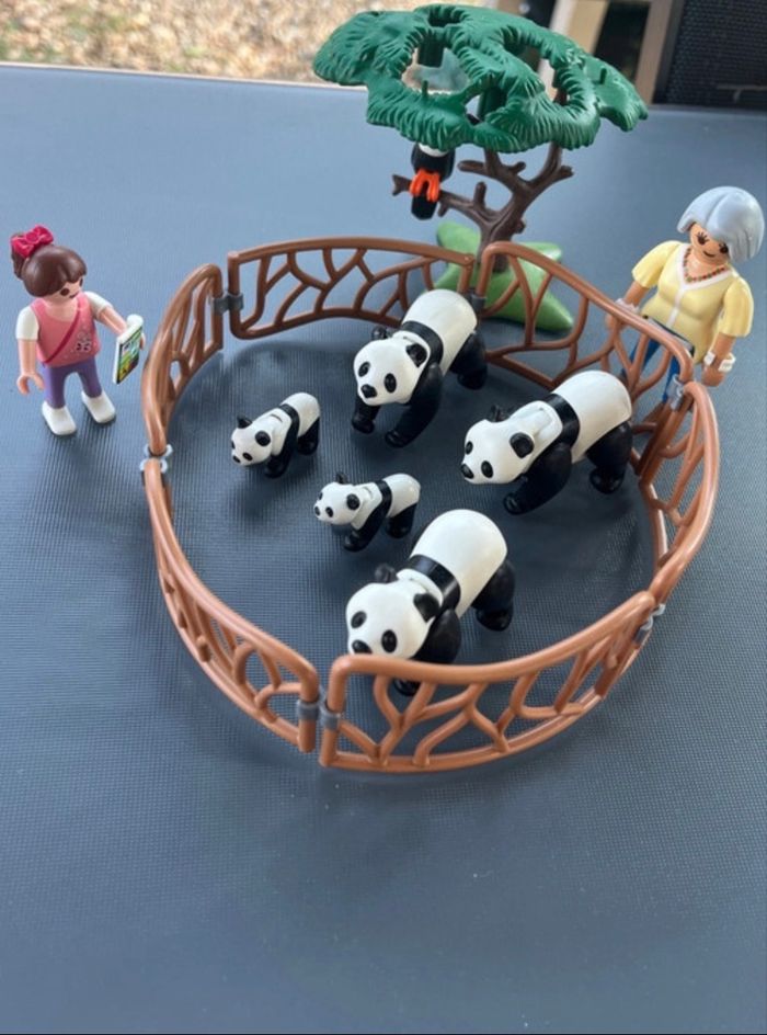 Enclos des pandas Playmobil