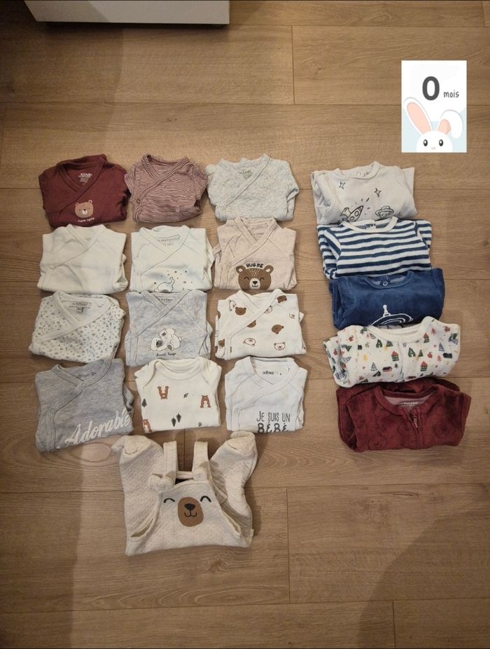Lot 0 mois 50 cm