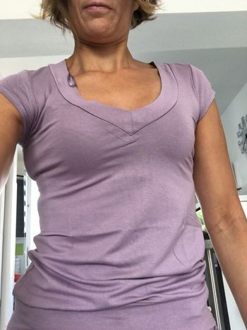 Haut manche courte violet