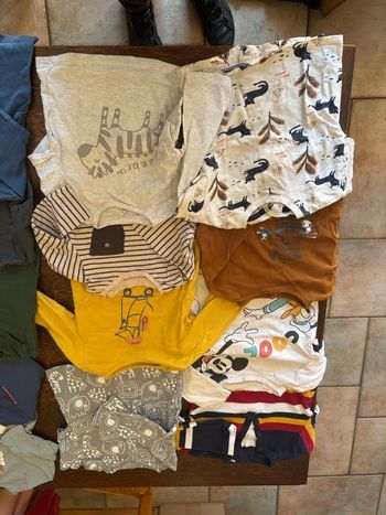 Gros lot de t-shirt en 12 mois