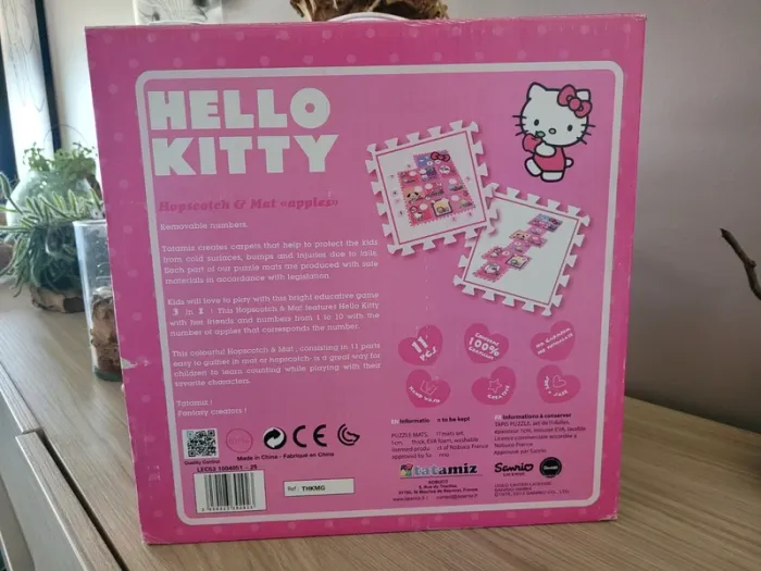 Tapis marelle et de jeux en mousse hello kitty - photo numéro 2