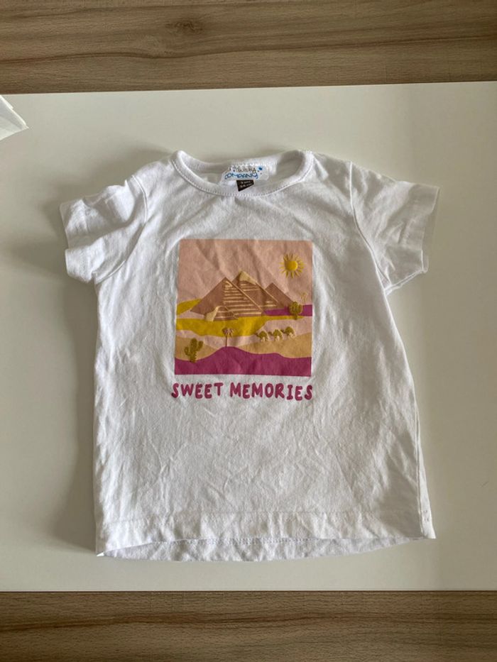 T-shirt blanc manches courtes