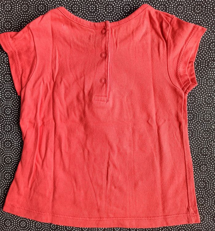 Tee-shirt fille de la marque Du pareil au même, taille 9 mois , en excellent état - photo numéro 2