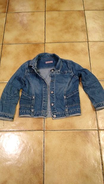 Veste en jeans taille 6 ans de marque Lisa rose