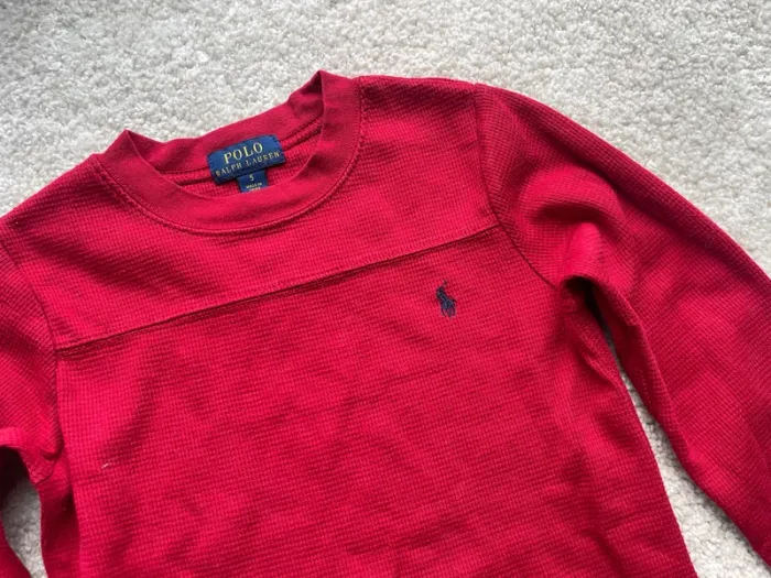 T-shirt épais ou pull fin manches longues Polo Ralph Lauren 🌻 - photo numéro 2