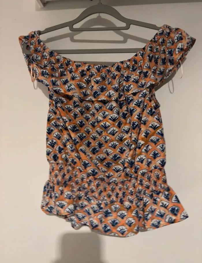 🌸 Haut à motifs Cache Cache – Taille 36 🌸 - photo numéro 4