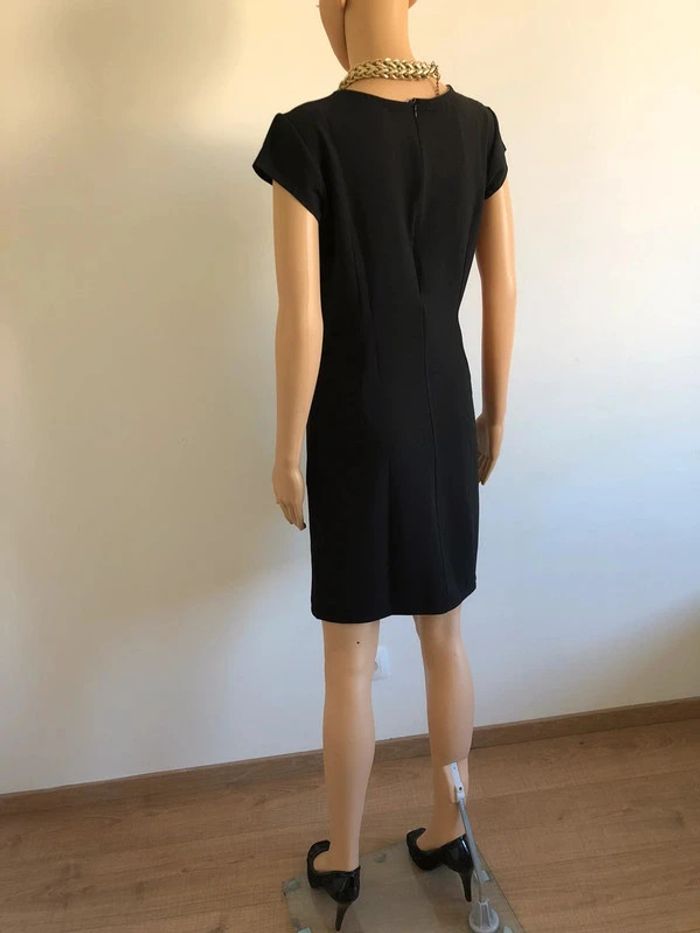 Robe noire et blanche neuve à manches courtes Black Lab taille S - photo numéro 9