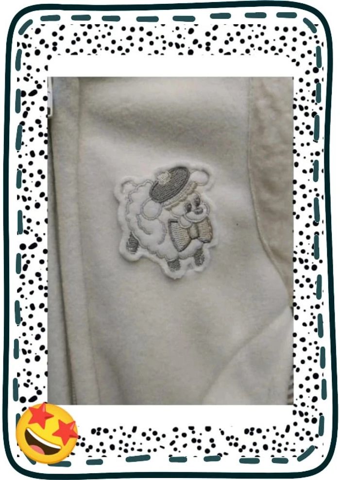 Gilet de berger sans manches 12 mois - photo numéro 2