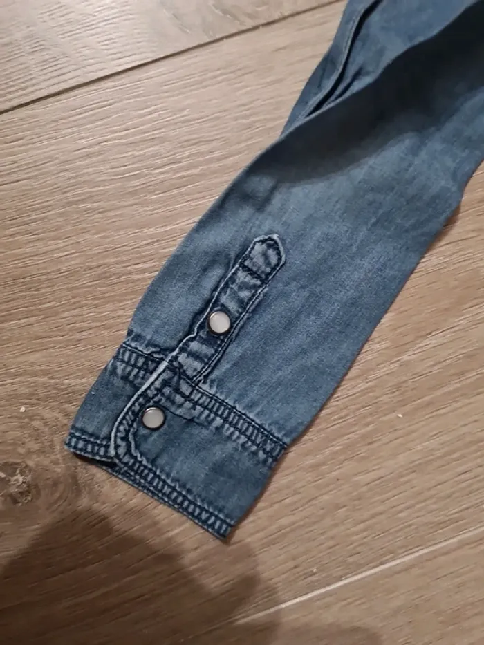 Chemise jean's 8ans dpam - photo numéro 5