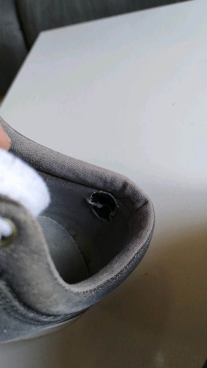 Baskets Kappa grise reflets doré - photo numéro 5