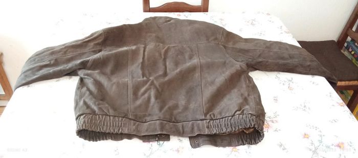 Blouson aviateur cuir véritable homme - photo numéro 4