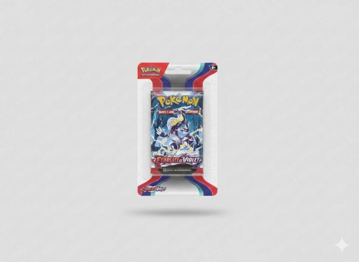 Lot de 4 blisters Pokémon (Artset complet) de la série Écarlate et Violet EV01 - photo numéro 5