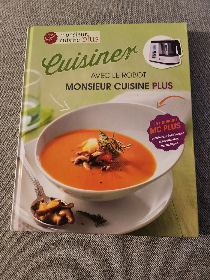 Livre cuisiner avec le robot monsieur cuisine plus