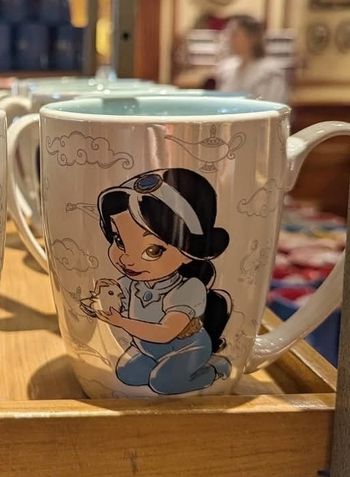 Verre portrait jasmine disneyland paris