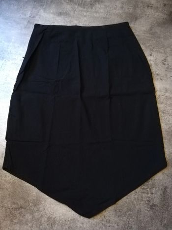Jupe asymétrique noir T38