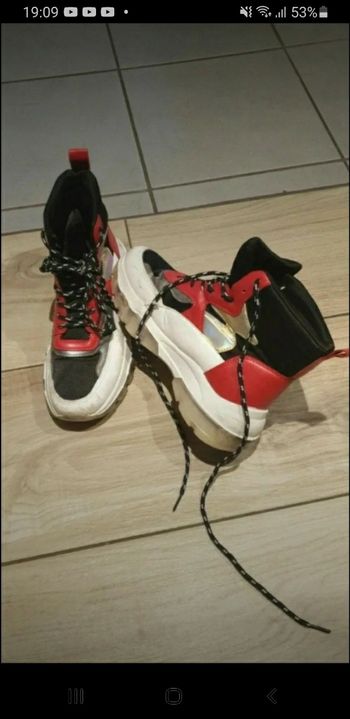 Baskets plate-forme grosses semelles 38