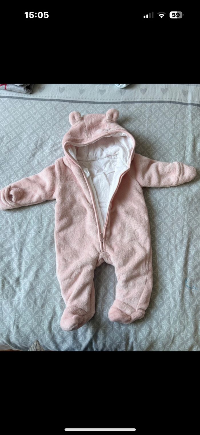Combinaison hiver fille 3 mois