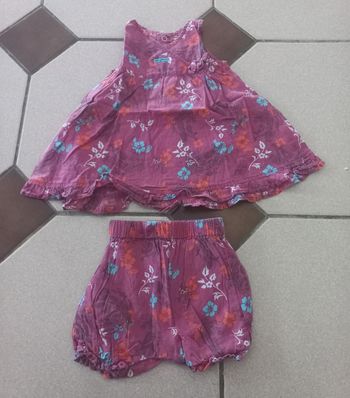 Ensemble fille taille 3 mois