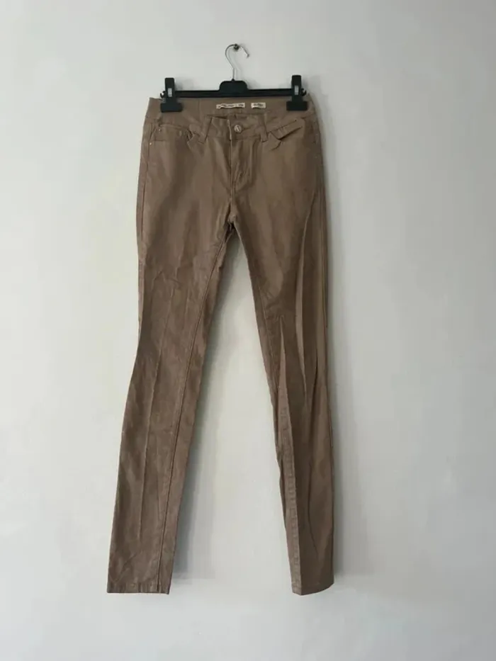 Pantalon / Jeans Marron - taille 38 - photo numéro 2