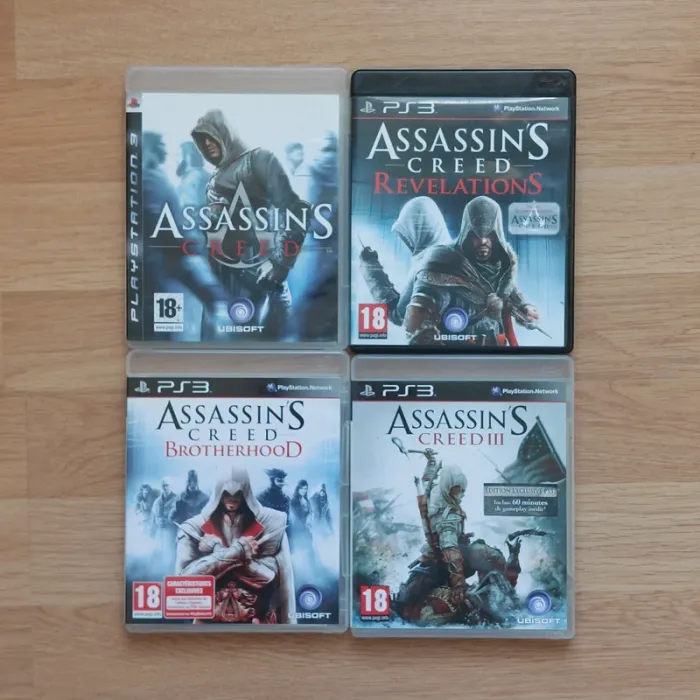 Lot 4 Jeux PS3 Assassin's Creed