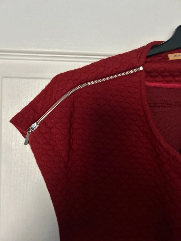 Robe bordeaux vintage 36/38 - photo numéro 3