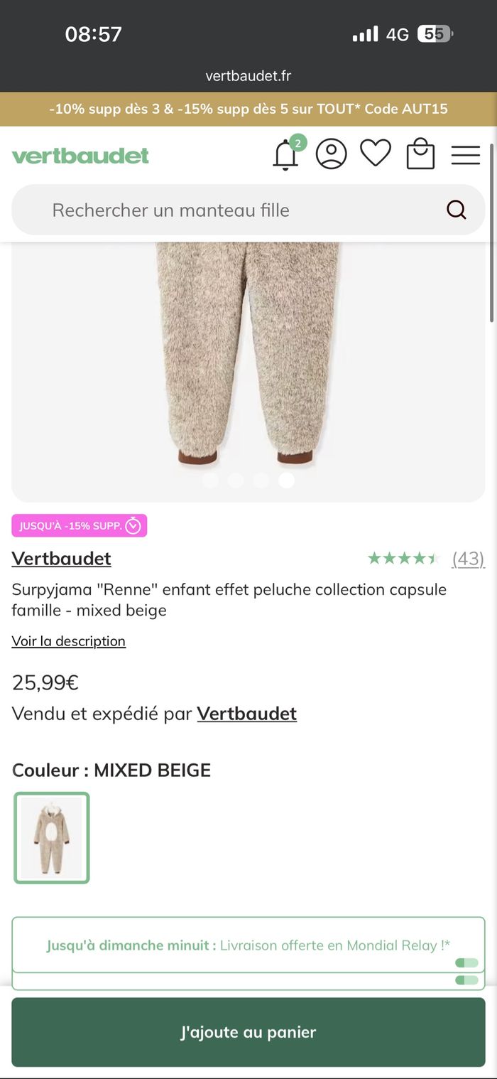 Surpyjama Renne - photo numéro 5