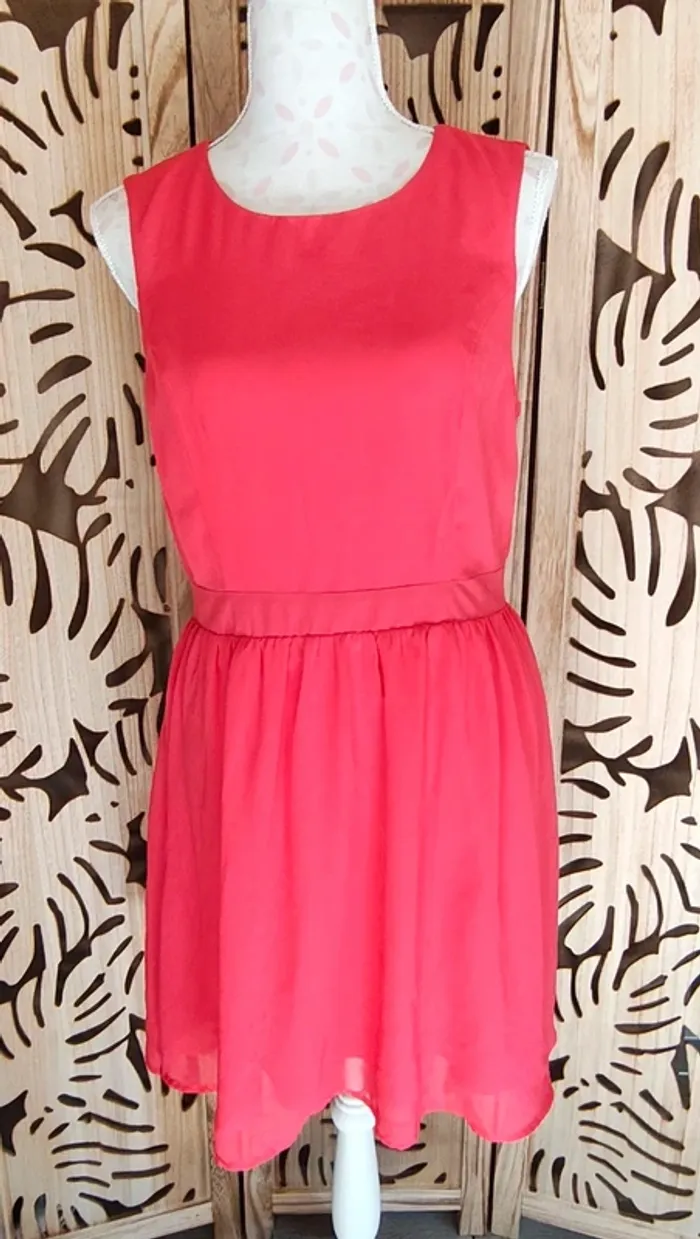 Robe fluide fushia T 40 Only - photo numéro 3