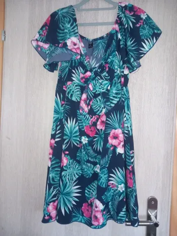 Magnifique robe fleurie shein curve
