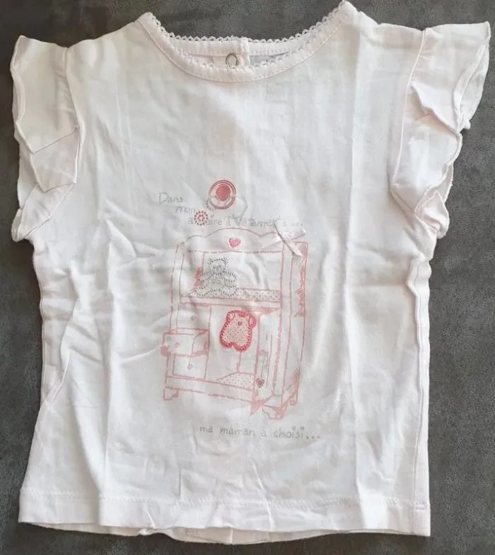 Lot 6 tee-shirts 12 mois - photo numéro 4