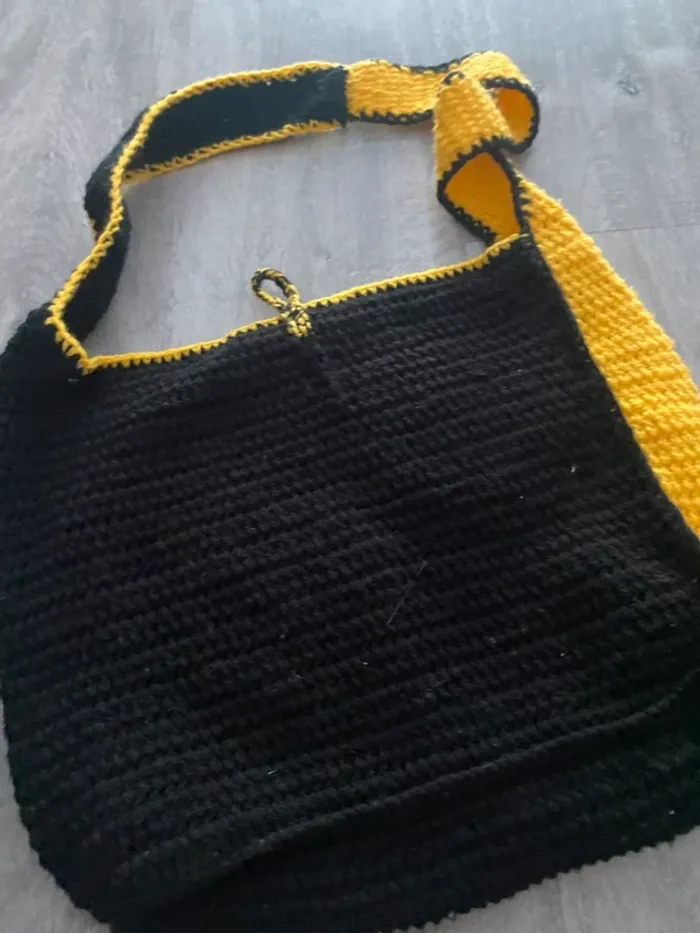 Sac Peace and Love tricoter - photo numéro 5
