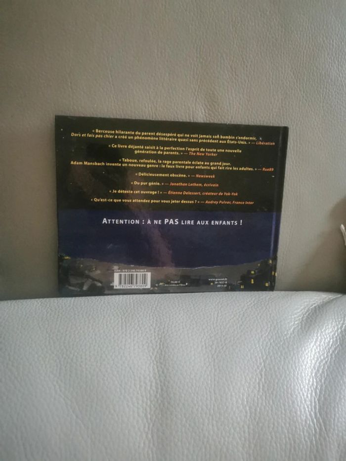 Dors et fais pas chier de Adam mansbach - photo numéro 2