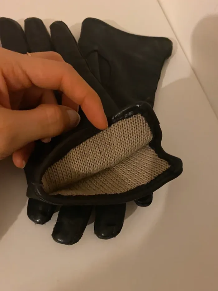 Gant cuir doublé - photo numéro 4