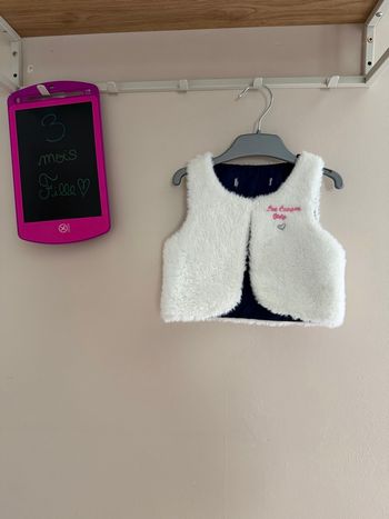 Joli boléro fille blanc - T3mois - Lee Cooper 