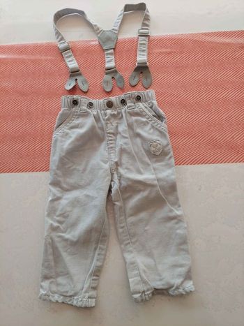 Pantalon a bretelles 9mois orchestra