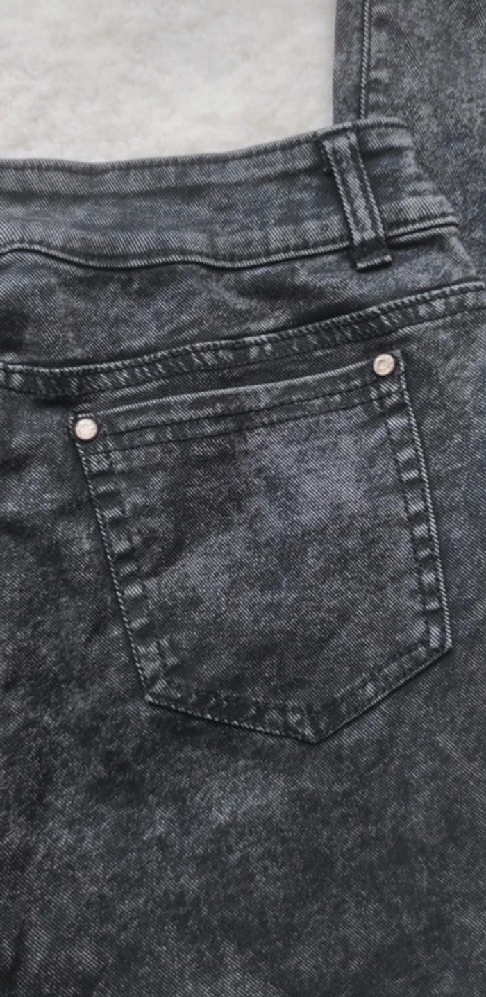 Jean Girl Vivi S gris noir skinny stretch - photo numéro 9