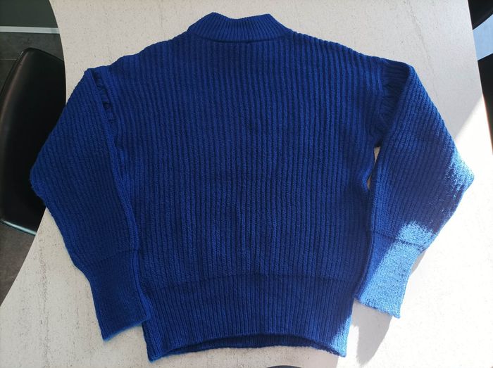 Pull bleu femme