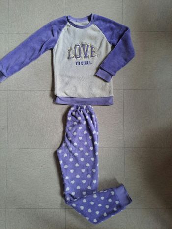 Pyjama polaire fille / T. 10 ans / " Zeeman "