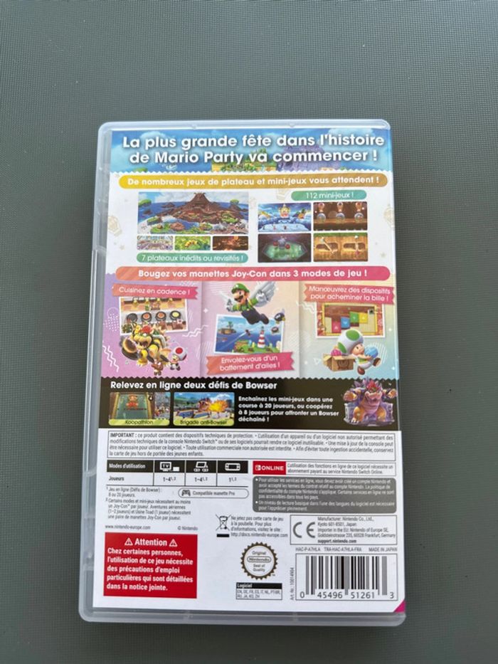 Jeu switch super Mario party jamboree - photo numéro 2