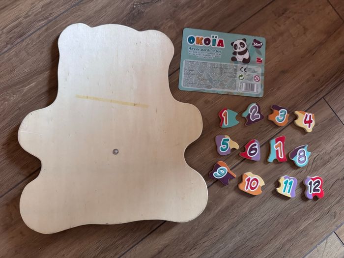 Puzzle horloge bois okoïa - photo numéro 4