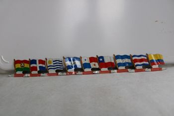 Lot drapeaux publicitaires