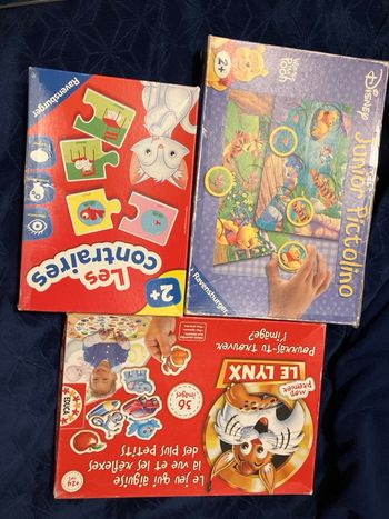 Lot 3 jeux de sociétés