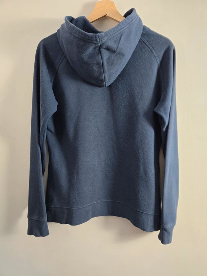 Sweat à capuche The North Face bleu marine logo turquoise taille M femme - photo numéro 7