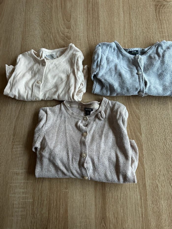 Lot de 3 gilets Kiabi