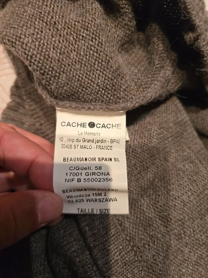 Pull a capuche Taille 3 "Cache Cache" - photo numéro 4