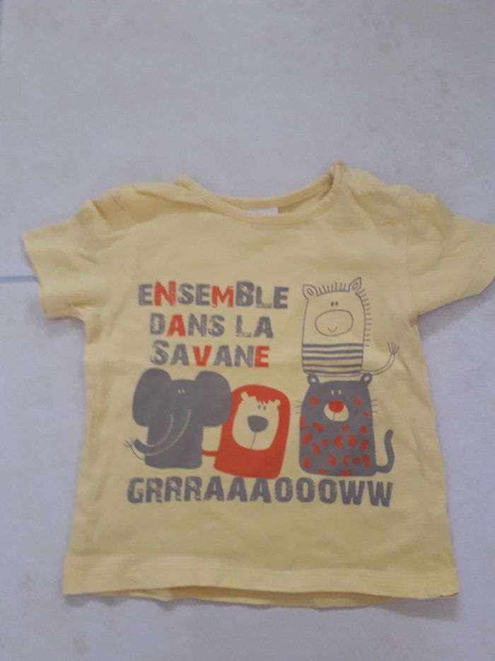 Lot t-shirt - 12 mois - photo numéro 3