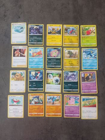 Lot 20 Cartes Pokémon Star Étincelante Sans Doubles