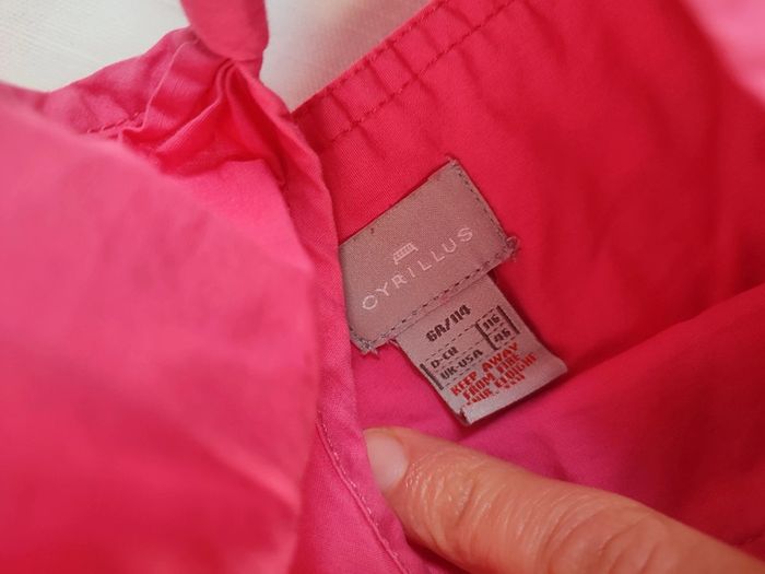 Robe fushia bretelles fines 5/6 ans - photo numéro 4
