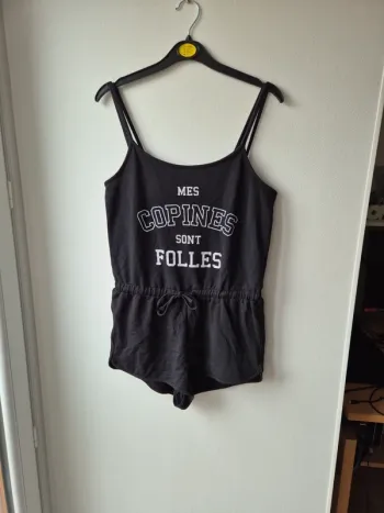 combishort a bretelles mes copines sont folles undiz